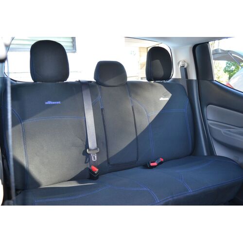 Mitsubishi Triton MK (1998-06/2006) Dual Cab Ute Wetseat Seat Covers (2nd row)