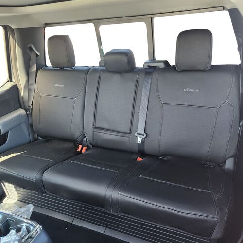 Ford F-150 (07/2015-02/2023) LARIAT Dual Cab Ute Wetseat Seat Covers (2nd row)