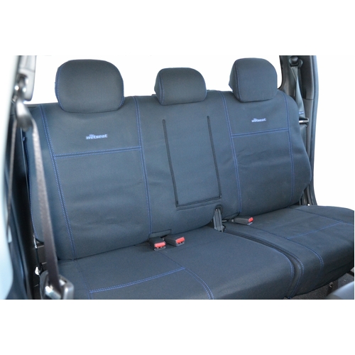 Holden Colorado RG (2012-09/2016) LX/LT Dual Cab Ute Wetseat Seat Covers (2nd row)
