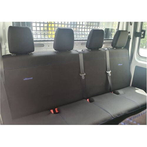 Isuzu NPR (2009-12/2018) Wide and Crew Cabs (Isrihausen Driver Side Seat) Truck Wetseat Neoprene Seat Covers (2nd row)