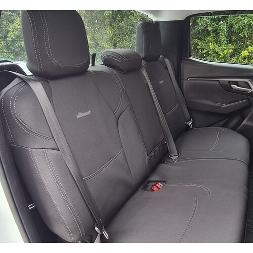 Isuzu DMAX Gen 4 (07/2020-Current) LS-M/U and X-Terrain Dual Cab Ute Wetseat Seat Covers (2nd row)