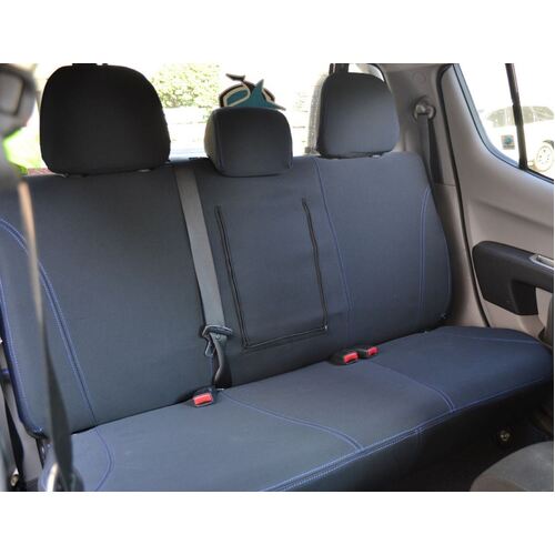 Mitsubishi Triton MN (1/2013-05/2015) GLR/GLX/GLX-R (Non Electric Seat) Dual Cab Ute Wetseat Seat Covers (2nd row)