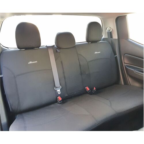 Mitsubishi Triton MR (11/2018-12/2023) GLS Premium/GSR Dual Cab Ute Wetseat Seat Covers (2nd row)