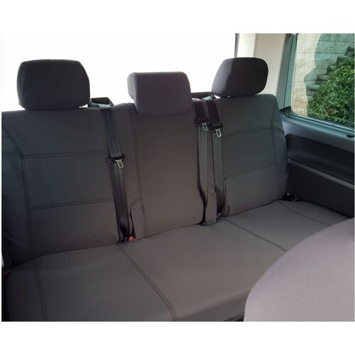 Renault Traffic X82 (07/2016-Current) Crew Cab (Bucket and 3/4 with Passenger Split Base) Van Wetseat Seat Covers (2nd row)