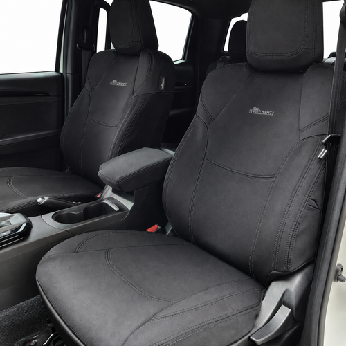BUNDLE ISUZU DMAX Gen 4 (2020+) SX Dual Cab in Black Neoprene with Black Stitching