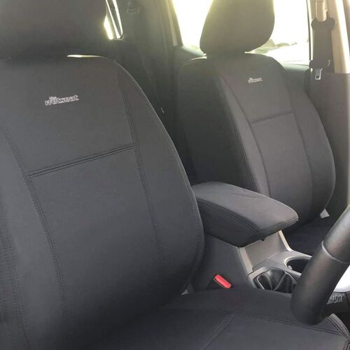 BUNDLE FORD RANGER PX2/PX3 (07/2015-11/2020) Dual Cab in Black Neoprene with Blue Stitching