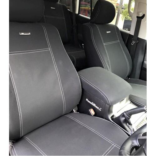 BUNDLE TOYOTA LANDCRUISER 200 Series GX/GXL in Black Neoprene with Charcoal Stitching
