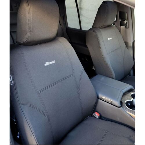 BUNDLE TOYOTA LANDCRUISER 300 Series GX/GXL in Black Neoprene with Charcoal Stitching