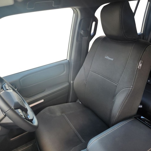 BUNDLE TOYOTA PRADO 250 Series GX/GXL/ALTITUDE/VX (08/2024-Current) in Black Neoprene with Charcoal Stitching
