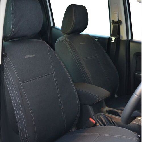 BUNDLE FORD RANGER PX2/PX3 (07/2015-11/2020) Dual Cab in Black Neoprene with Charcoal Stitching
