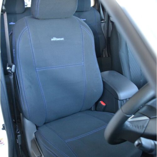 BUNDLE HOLDEN COLORADO RG (10/2016-Current) Dual Cab in Black Neoprene with Charcoal Stitching