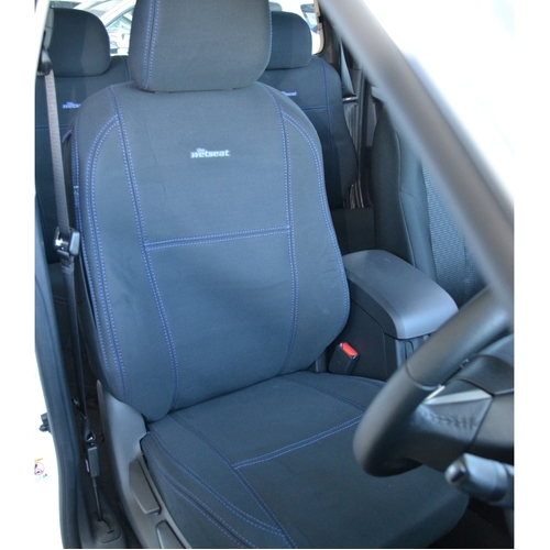 BUNDLE HOLDEN COLORADO RG (10/2016-Current) Dual Cab in Black Neoprene with Charcoal Stitching