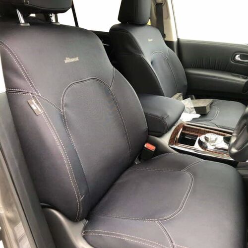 BUNDLE NISSAN PATROL Y62 ST-L/Ti in Black Neoprene with Charcoal Stitching