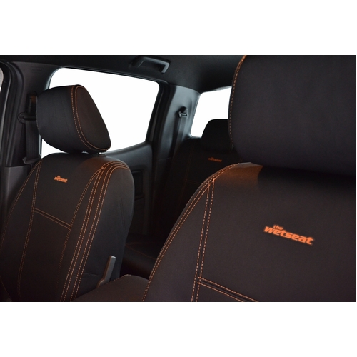 BUNDLE MAZDA BT-50 UR Series XTR/XTR Hi-Rider/GT Dual Cab in Black Neoprene with Orange Stitching