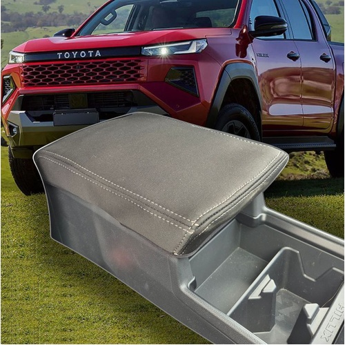 Toyota Hilux N90 (12/2025-Current) ROGUE/RUGGED X Dual Cab Ute Wetseat Seat Covers (Console Lid Cover)