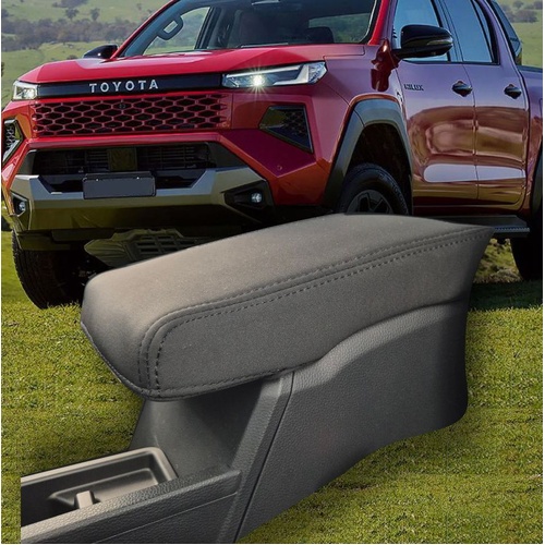 Toyota Hilux N90 (12/2025-Current) SR5 non 48V (Manual) Dual Cab Ute Wetseat Seat Covers (Console Lid Cover)