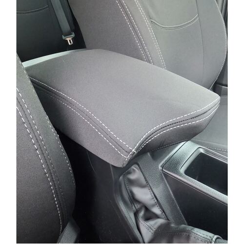 Mitsubishi Challenger PC (1/2013-Current) Wagon Wetseat Seat Covers (Console Lid Cover)
