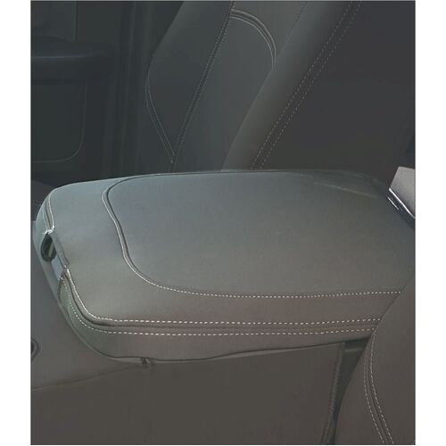Dodge Ram 1500 DS Series (2015-Current) Express/Warlock (Locked Middle seat in Front row) Dual Cab Ute Wetseat Seat Cover 2015-On (Console Lid Cover)