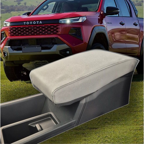 Toyota Hilux N90 (12/2025-Current) SR5 non 48V (Manual) Dual Cab Ute Wetseat Canvas Seat Covers (Console Lid Cover)