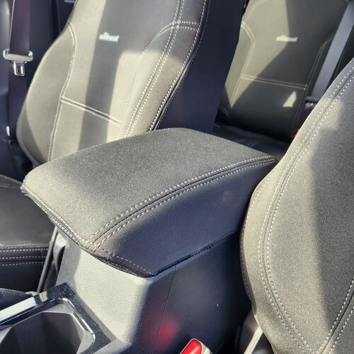 Mitsubishi Triton MV (01/2024-Current) GLX/GLX+/GLS/GSR Dual Cab Ute Wetseat Seat Covers (Console Lid Cover)