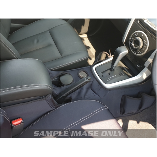 Isuzu DMAX Gen 3 (10/2016-06/2020) Dual Cab Ute Wetseat Seat Covers (Console Organiser)