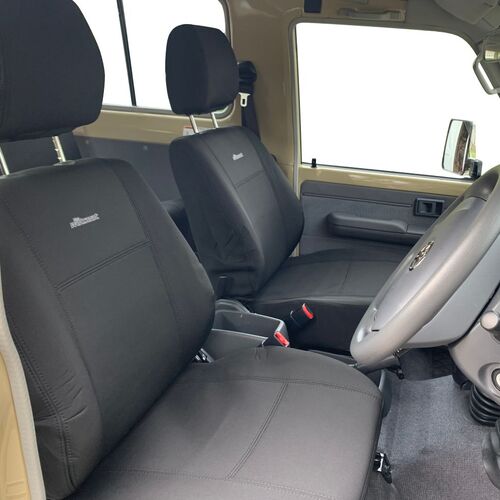 Toyota Landcruiser 79 Series (10/1999-Current) GXL/Workmate Dual Cab Ute Wetseat Seat Covers (Front)