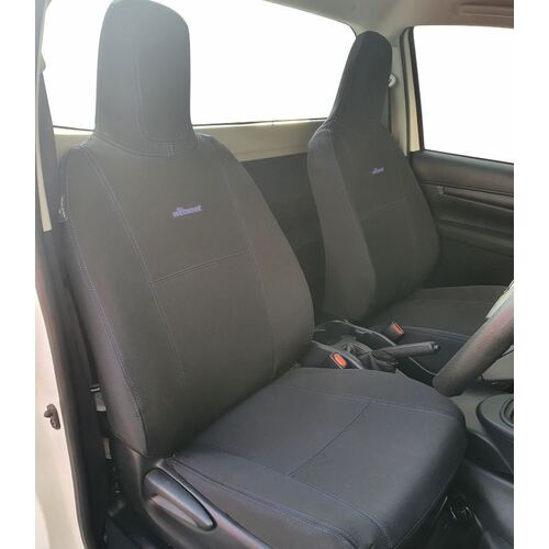 Toyota Hilux N80 (09/2015-Current) SR/Workmate Single Cab Ute Wetseat Seat Covers (Front)