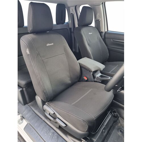 Toyota Hilux N80 (09/2015-Current) SR/SR5 Extra Cab Ute Wetseat Seat Covers (Front)