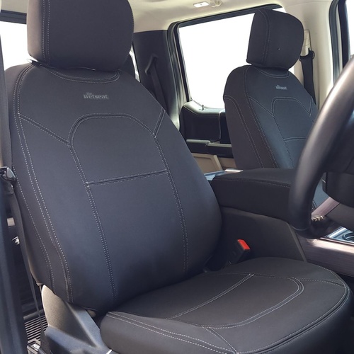 Ford F-350 (2018-11/2024) Platinum Dual Cab Ute Wetseat Neoprene Seat Covers (Front Pair)
