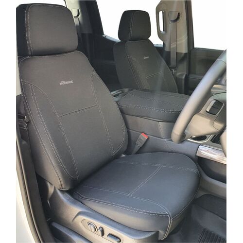 Chevrolet Silverado T1 Series (10/2020-Current) 1500/2500 LTZ Dual Cab Ute Wetseat Seat Covers (Front)