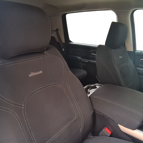 Dodge Ram 1500 DT Series (10/2020-Current) Rebel / Rebel Hurricane Crew Cab Ute Wetseat Seat Cover (Front Pair)