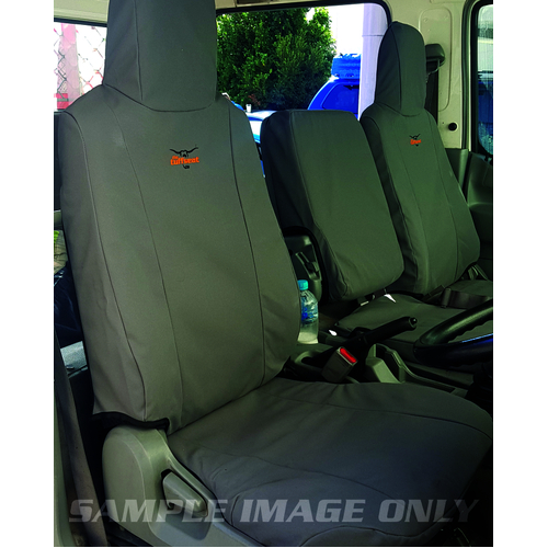 Isuzu NPR (2009-12/2018) Wide and Crew Cabs Truck Wetseat Seat Covers (Front)