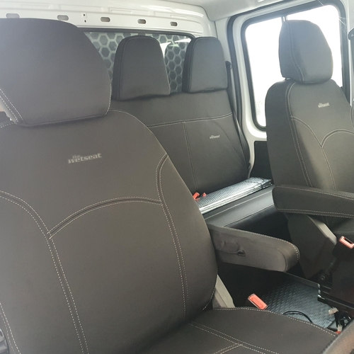 Iveco Daily Gen 5 (2009-2014) (Front Buckets with inner Armrests) Dual Cab Ute Wetseat Seat covers (Front)