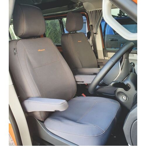 Volkswagen Transporter T5 Series 2 (2009-06/2015) All (Front Bucket Seats with No Armrests) Van Wetseat Seat Covers (Front)